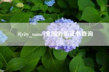 驻马店全国消防证书查询