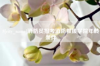 驻马店消防员报考消防救援学院年龄条件
