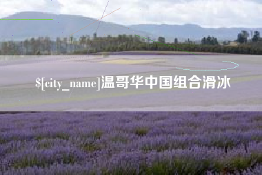 驻马店温哥华中国组合滑冰