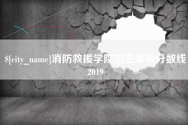 驻马店消防救援学院招生录取分数线2019