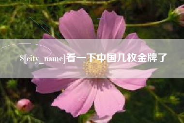 驻马店看一下中国几枚金牌了