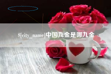 驻马店中国九金是哪九金