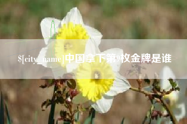 驻马店中国拿下第9枚金牌是谁