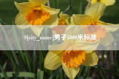 驻马店男子5000米标准