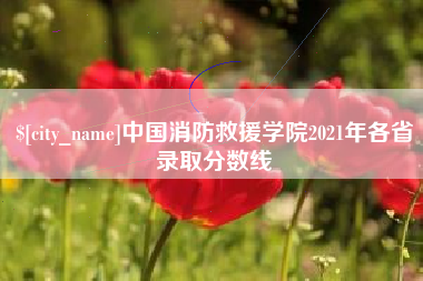 驻马店中国消防救援学院2021年各省录取分数线