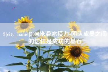 驻马店5000米滑冰接力-团队成员之间的信任是成功的基石