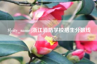 驻马店浙江消防学校招生分数线