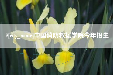 驻马店中国消防救援学院今年招生