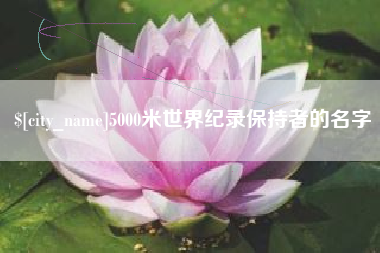 驻马店5000米世界纪录保持者的名字