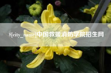 驻马店中国救援消防学院招生网