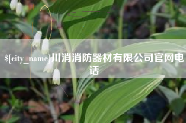 驻马店川消消防器材有限公司官网电话
