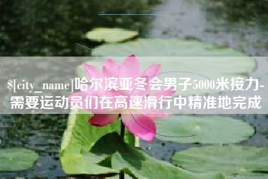 驻马店哈尔滨亚冬会男子5000米接力-需要运动员们在高速滑行中精准地完成