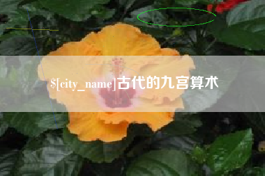驻马店古代的九宫算术