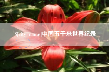 驻马店中国五千米世界纪录