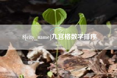 驻马店九宫格数字排序