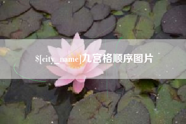 驻马店九宫格顺序图片