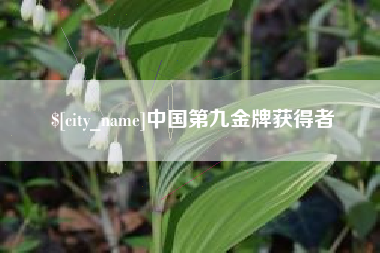驻马店中国第九金牌获得者