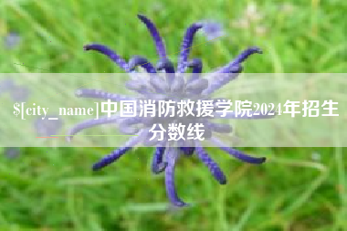 驻马店中国消防救援学院2024年招生分数线