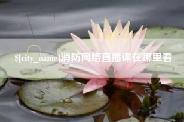 驻马店消防网络直播课在哪里看