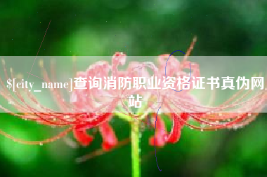 驻马店查询消防职业资格证书真伪网站