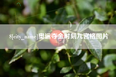 驻马店奥运夺金时刻九宫格图片