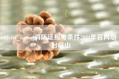 驻马店消防证报考条件2024年官网烟台福山